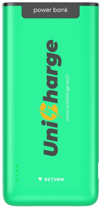 UniCharge shared power bank — front
